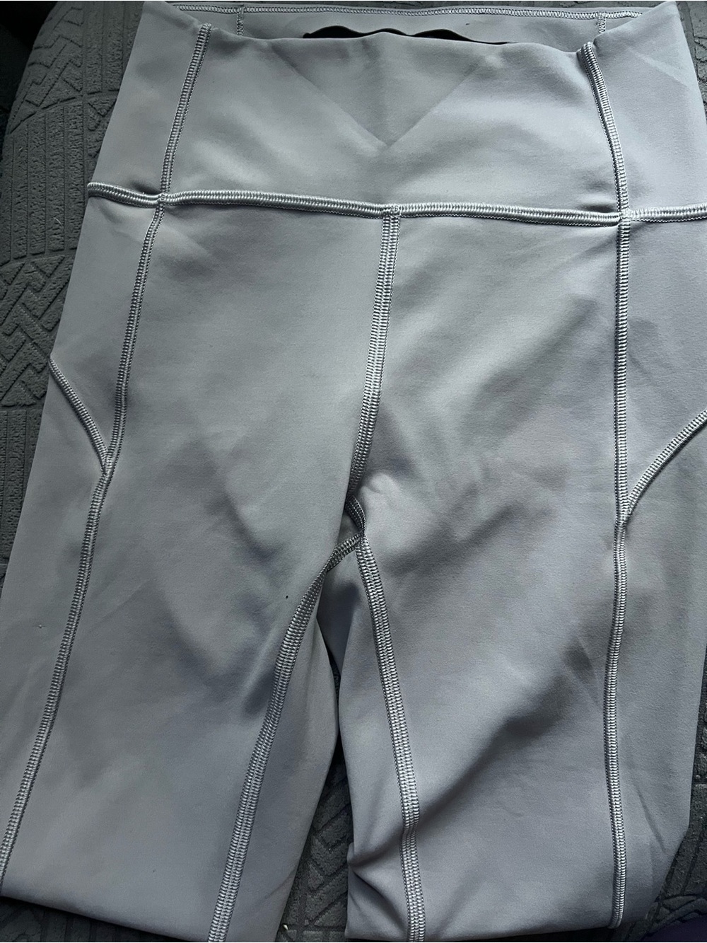 lululemon athletica Light Gray High-Rise Leggings